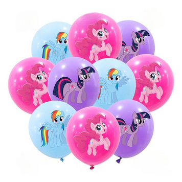 Шары латекс 12&Prime; 30 см с рисунком Пони My Little Pony Ассорти Упаковка 10 шт 08345 фото