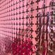 Фольгированная шторка для фотозон 1 на 2 метра мелкие квадраты Металлик Розовый 10355 фото 1
